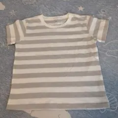 子供服　無印　ボーダー 半袖　Tシャツ　100cmのサムネイル