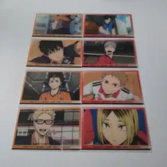 劇場版ハイキュー ゴミ捨て場の決戦 アニメイト特典 場面写クリアカード8枚セット