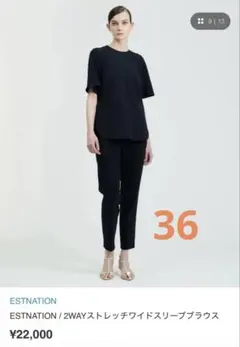 大きいサイズ UNTITLED アンタイトル 美品 ブラウス プルオーバー 46 