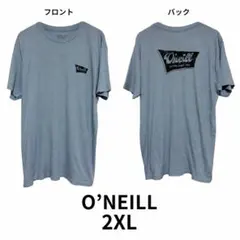 O’NEILL オニール Tシャツ 2XL サーフ バックプリント ブルー 古着のサムネイル