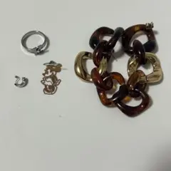 カジュアル チェーンデザイン アクセサリーセット