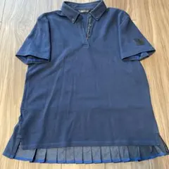 adidas アディダスゴルフ ネイビー ゴルフポロシャツ L