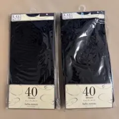 チュチュアンナ　ビューティタイツ　40デニール　L〜L L ２セット