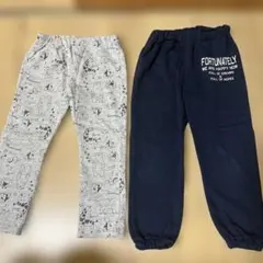 中古キッズ長ズボン2点セット100