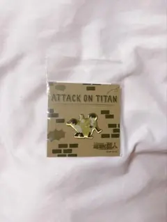 進撃の巨人ゆるパレットピンズ　エレン リヴァイ