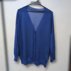 PERSONS NOBUO IKEDA ブルーカーディガン Mサイズのサムネイル