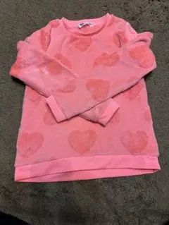 H&M ハート柄 ピンク トレーナー 140cm