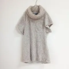 D.Lounge ディーラウンジ シャギー ニット風 トップス グレー サイズ2のサムネイル