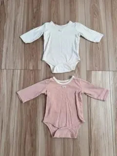 ベビー肌着　女の子用肌着　2枚セット　80cm