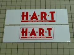 正規品 H・A・R・T ステッカー 2種類 当時物 HONDA HART ホンダ