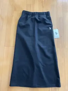 U.S. POLO ASSN. ブラックタイトスカート M