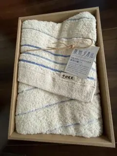 【未使用】泉州タオル teco plus フェイスタオル