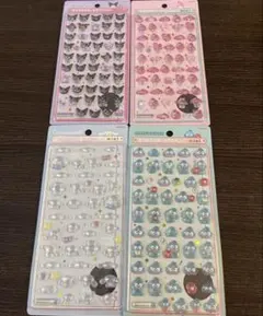 ボンボンドロップシールミニ　4セット　正規品　サンリオ　マイメロ　クロミ他