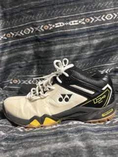 YONEX 02MD テニスシューズ ホワイト/ブラック/イエロー クッション