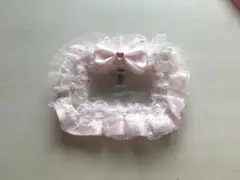 ピンク フリル 名札ケース