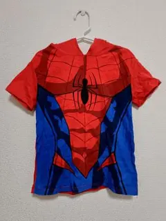 MARVEL Spider-Man フード付きTシャツ サイズ5のサムネイル
