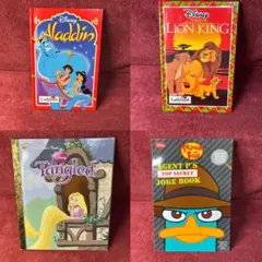 ディズニー 洋書 絵本 4点セット