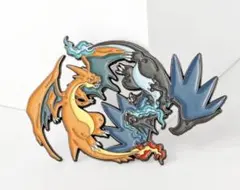 ポケモン リザードン ピンバッジ 約5cm