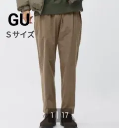 GU ジーユー コーデュロイ シェフパンツ カーキ Sサイズ 150cm