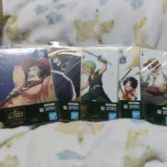 未使用 一番くじ ワンピース H賞メモリアル色紙 5点セット