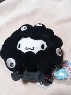 サンリオ黒ミャクミャクぬいぐるみM&パステルカラーキーホルダーシナモンロール