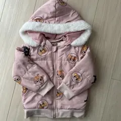 95 アンパンマン 中綿ジャケット アウター ピンク　キッズ