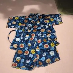 ANPANMAN 甚平 90サイズ ネイビー