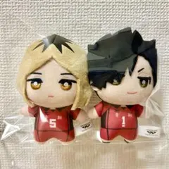 ☆レア☆ ハイキュー　ちみっともぬい2種セット　孤爪 研磨 黒尾 鉄朗　音駒