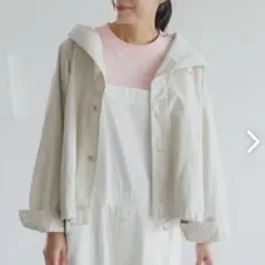 新品.タグ付き　ダントン　ショートフードジャケット