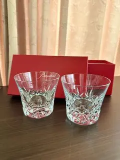 Baccarat 2023 クリスタルロックグラス 2個セット