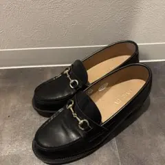 ハルタ ヒールアップビットローファー 24.5