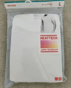 新品未使用 ヒートテック HEATTECH L 半袖 クルーネック 白