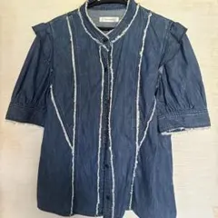 moussy デニムブラウス　半袖