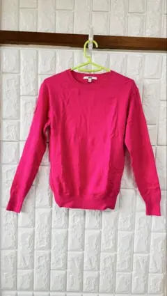 UNIQLO ユニクロ コットンカシミヤ セーター ピンク Sサイズ