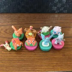 ポケモンフィギュア付きスタンプ　8体セット
