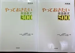 やっておきたい英語長文500 やっておきたい英語長文300セット