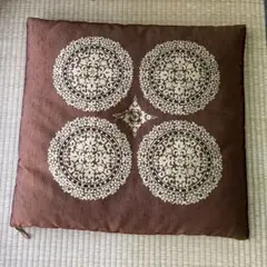 未使用】座布団 5枚セット 58㎝×56㎝ 花柄刺繍 - メルカリ
