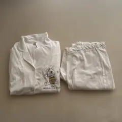 くまのプーさん マタニティパジャマ 授乳服 上下セット