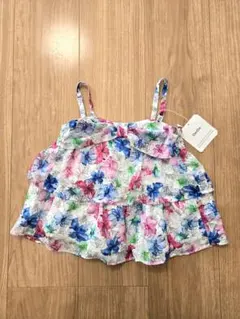 【新品】べべ　BeBe　花柄　キャミソール　110cm