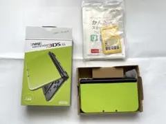 new3dsll ライムブラック　本体（箱・付属品あり）