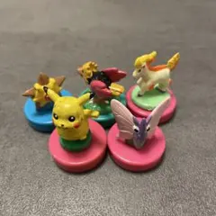 ポケモンフィギュアスタンプ5体セット