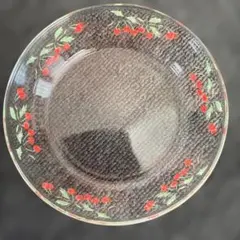 リトルロックチェリー柄 ガラス プレートのサムネイル