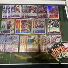 紫フォクシーデッキパーツ　ワンピースカードゲーム