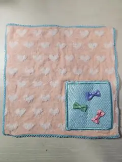 ハーフハンカチ4枚セット【女の子向け】20×10cm ポケットサイズ 通園