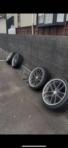 2023年】225/45R19 タイヤホイール4本セット エスティマ後期使用