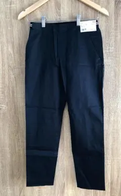 新品未使用 サテンアンクルパンツ ブラック Sサイズ ユニクロ タグ付き