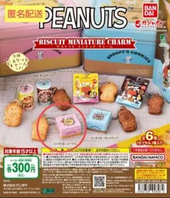 PEANUTS　ビスケットミニチュアチャーム スヌーピー　ガチャガチャ