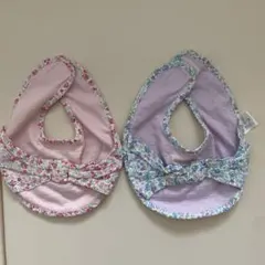 花柄スタイ　2枚セット