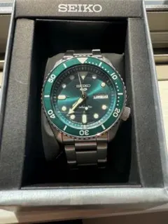 【極美品】セイコー　限定　SBSA313 ブラック　自動巻　箱説保　希少 極美品】セイコー 限定 SBSA313 ブラック 自動巻 箱説保 希少