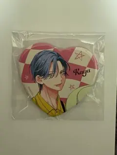 春の嵐とモンスターハート型缶バッジ